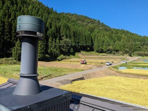 屋根からの景色